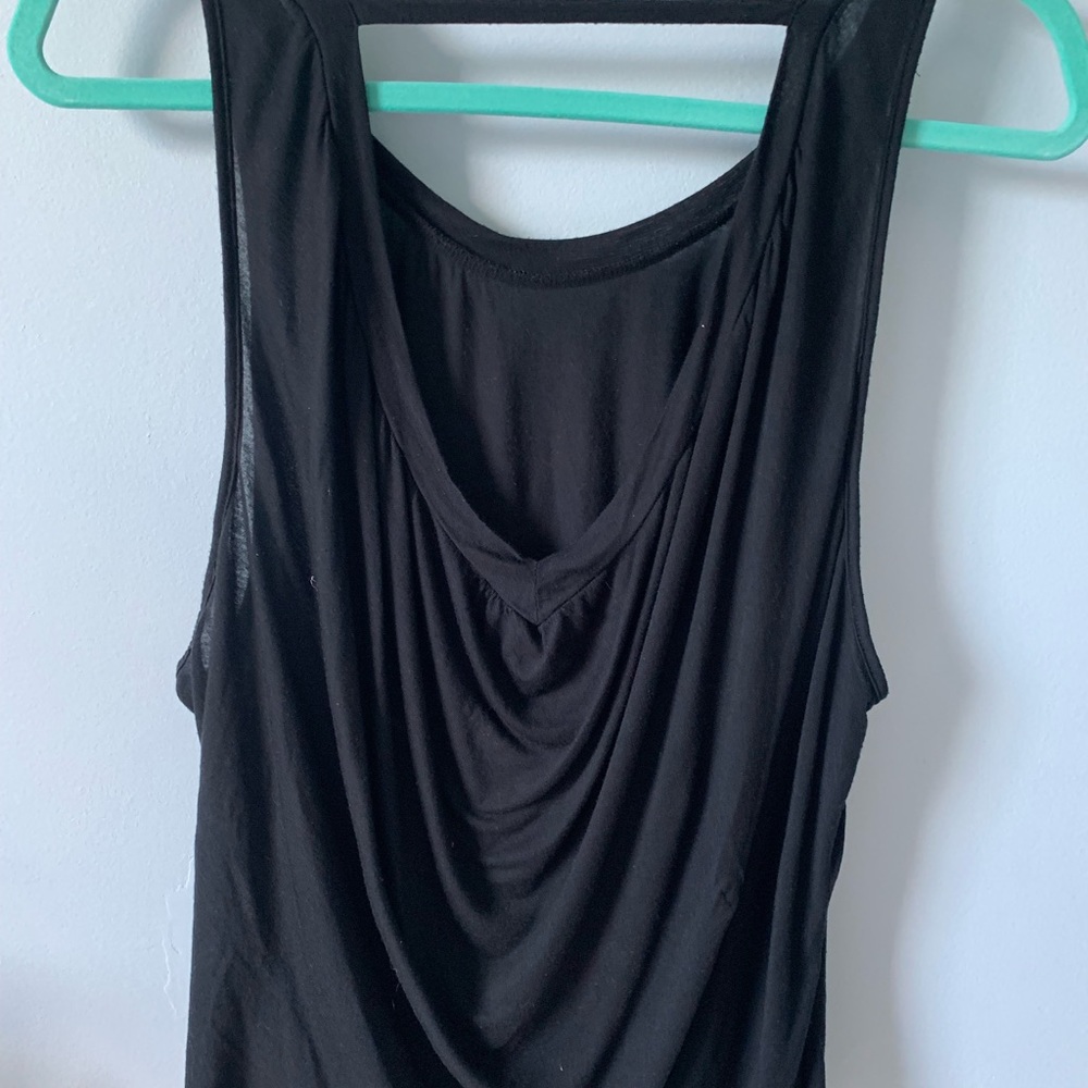 Black flowy alo tank